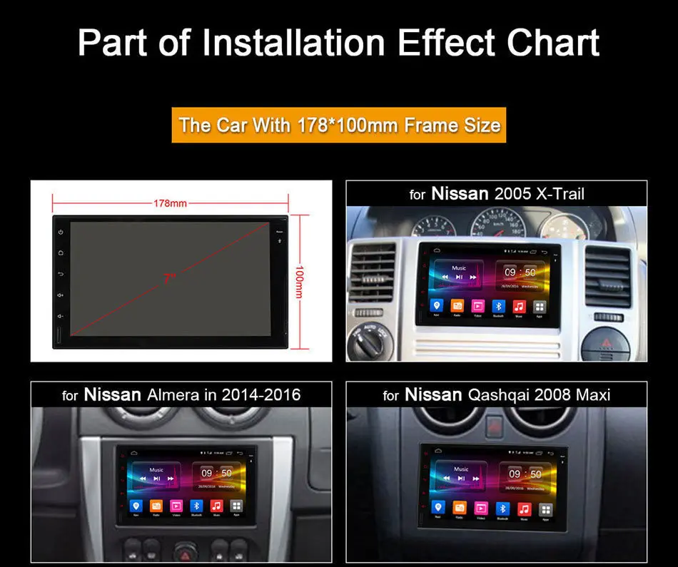 Flash Deal HD 1024*600 Android 8.1 Head Unit On-Board Computer Double 2 din 2din Universal Car Radio Stereo Autoradio Multimedia Player GPS 3
