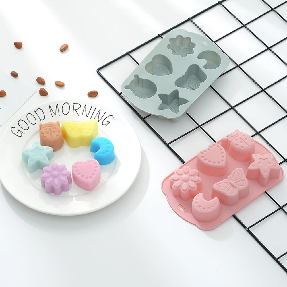 

3D Moon Butterfly Silicone Chocolate Molds Fondant Cake Decoration Tools DIY Lovely Candy Mold Kitchen Accessories For Baking