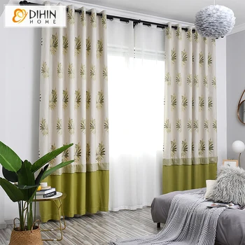 

Pastoral Printed Blackout Curtains For Living Room Window Treatment For Bedroom Curtain Drapes
