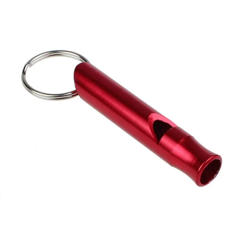 4 Colors Outdoor Survival Whistle Mix Aluminum Emergency Survival Whistles Keychain For Camping Hiking Gifts
