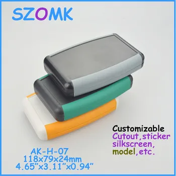 

electrical handheld case (10pcs) abs plastic housing for pcb broad 118*79*24mm