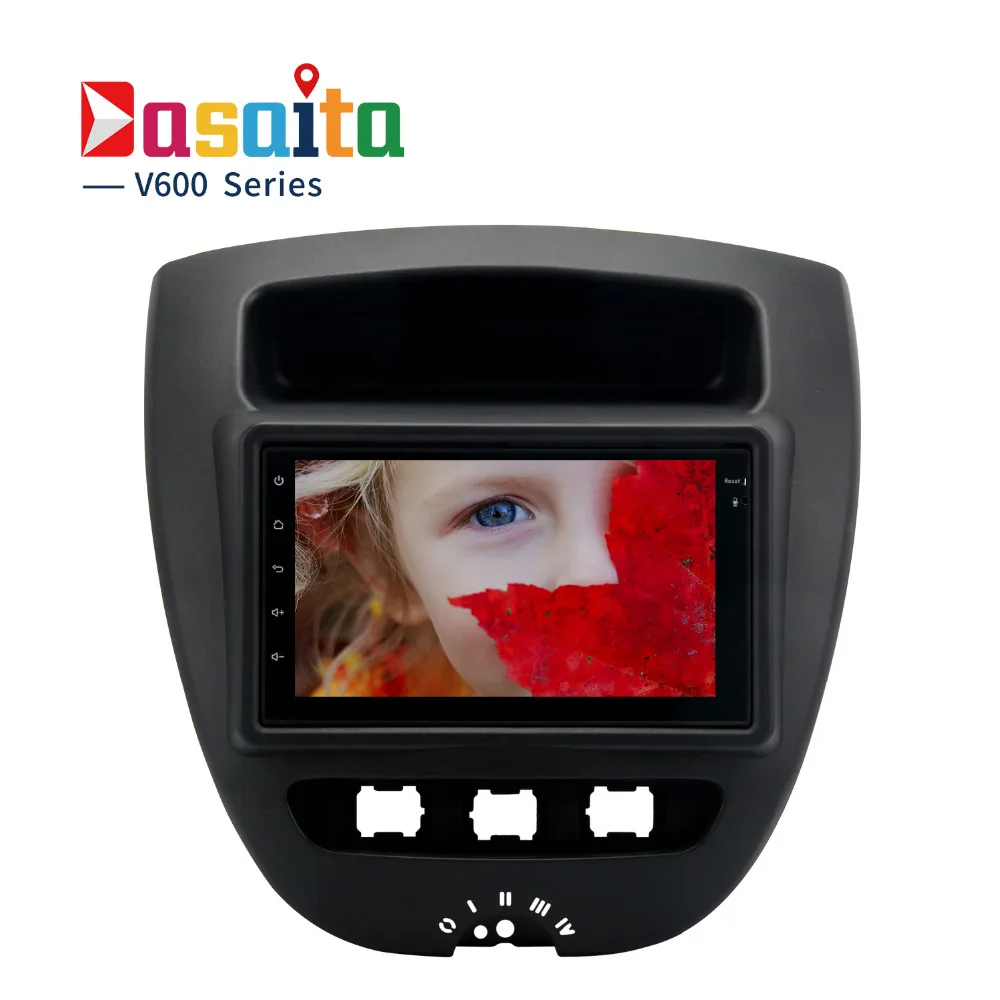 

Dasaita 7" Android 6.0 Car GPS Player for Toyota Aygo 2005 with Octa Core 2GB Ram Auto Stereo Radio Multimedia GPS NAVI 4G LTE