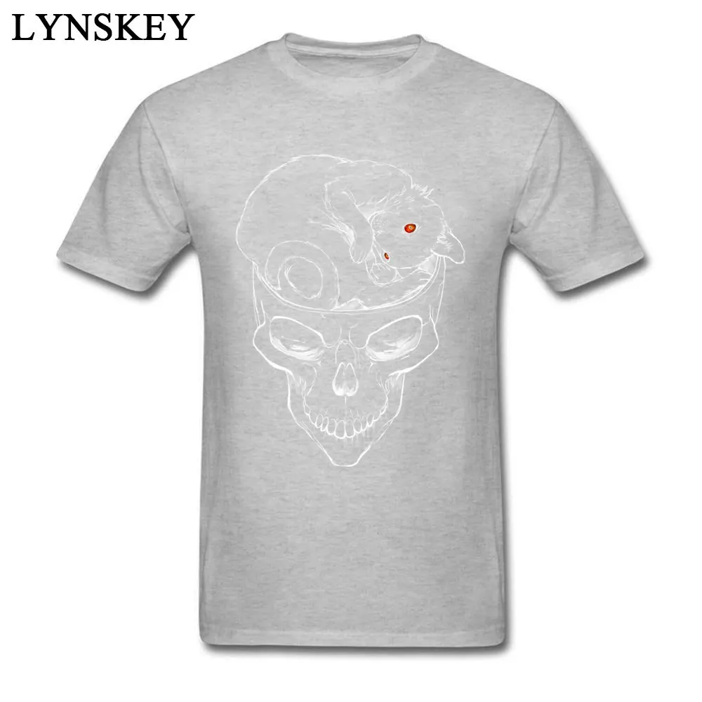 Men's T Shirts Normal Custom Short Sleeve Summer Tops Shirts Wholesale Crew Neck Cotton Clothing Shirt Printed Top Quality a Cat in the Brain [Lucio Fulci Tribute] grey