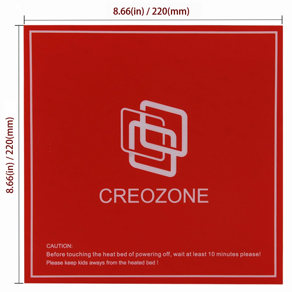 CREOZONE 5 шт. 220x220 мм нагревательные наклейки для кровати печатные листы