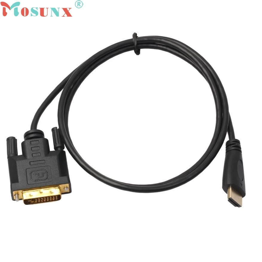 Высококачественный кабель 1 м HDMI DVI штекер внешний адаптер мужской для HDTV HD MAY31|dvi