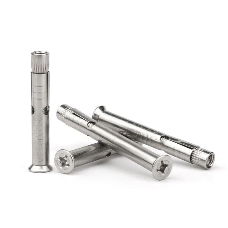 

2PCS 304 Stainless Steel Cross - head Built - in Expansion Bolts M10*60/70/80/100