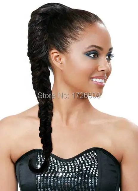 2016 Fine African Braided Hairstyles for Black Women Synthetic Braiding