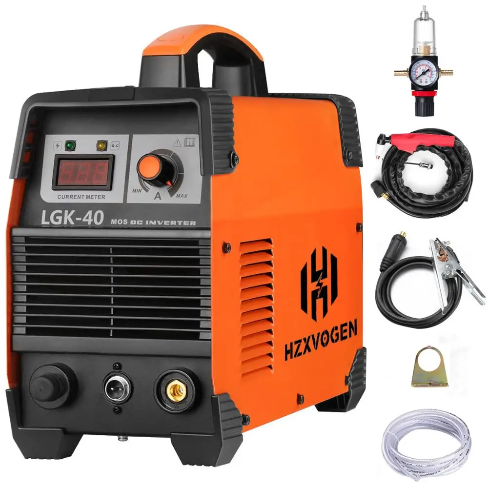 

HZXVOGEN Cut 220V Plasma Cutter IGBT Plasma Cutting Machine Cut40 Cut45 220V 12mm Clean Cut Great To Cut All Steel