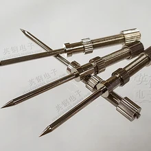 Винт пружинный Пробник 55 мм тестовая Игла Нить 186-2B точка тестовая игла наружные зубцы пружинная игла