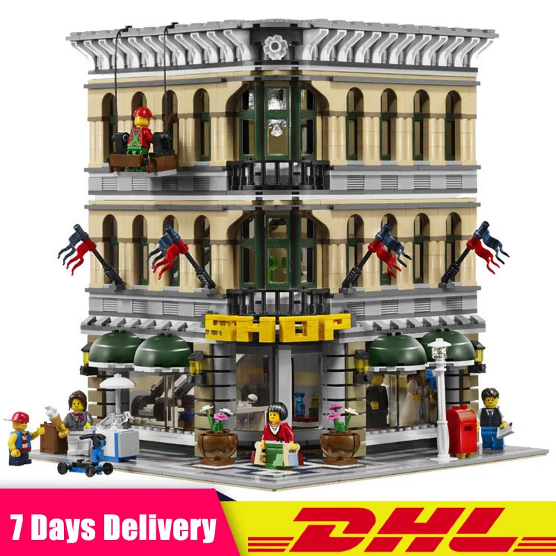 

2018 City Grand Emporium Model Building Blocks Kits Bricks Educational Toys for Children Gifts Compatible LegoINGlys 10211