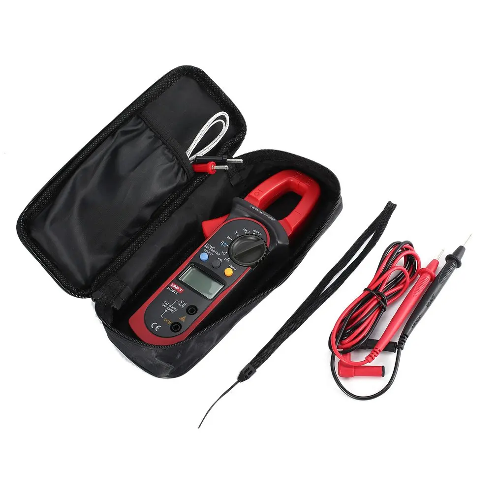 UT204A 4000 Counts Auto Range Digital Handheld Clamp Multimeter Volmeter with Auto Range DC/AC Voltage Current Temperature UT204A 4000 Counts Auto Range Digital Handheld Clamp Multimeter Volmeter with Auto Range DC/AC Voltage Current Temperature