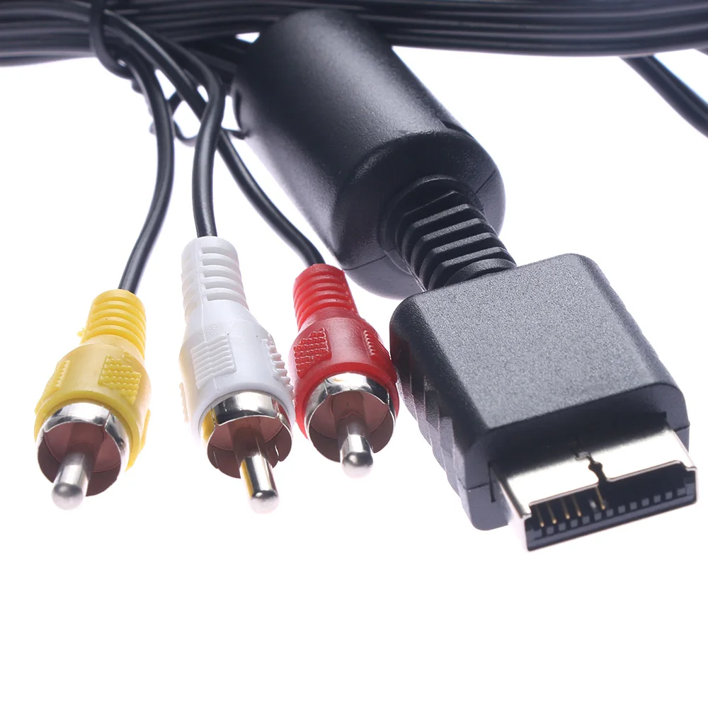 Hot Cable Sony PlayStation PS3 PS2 Console System AV Audio Video Cable