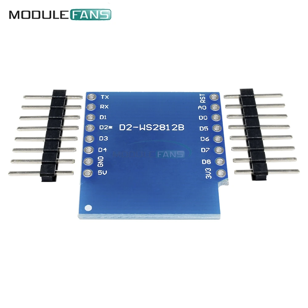 Esp8266 для WeMos D1 mini Module WS2812B щит RGB Mini ESP8266 Модульная плата с HT Pins Esp8266|module board|wemos d1d1 |