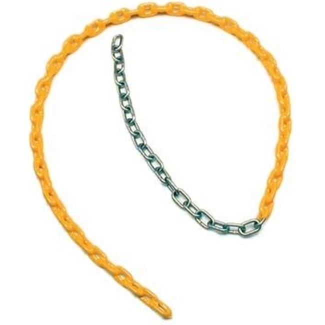 Olympia Sports PG429P Coated Swing Chain - 8.5 ft. x .19 in. - Yellow
