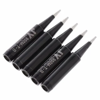 

5 Pcs Lead Free Replacement Soldering Solder Iron Tips 900M-T-B For Saike 936 Solder Iron Tips
