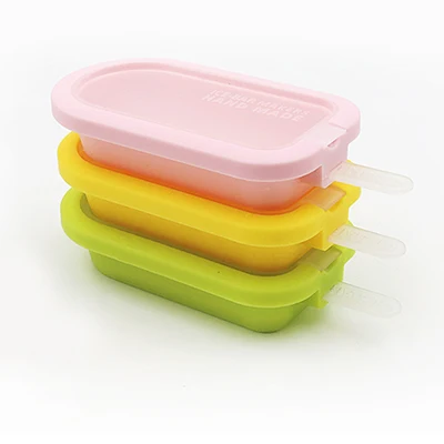 

DIY ice cream mould with cover quick freezing ice box 6*11.3*2.5cm Free shipping