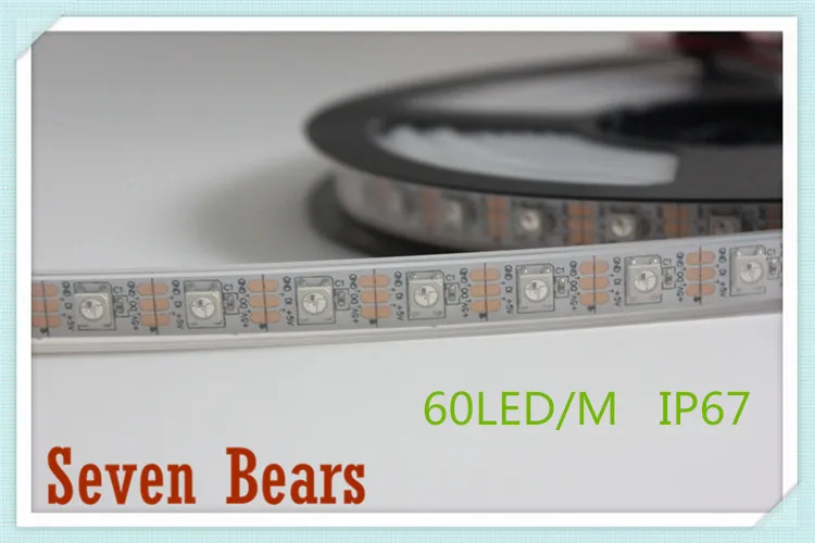 Tiras de Led 1 m 4 m 5 Modelo do Chip Led : Ws2812b