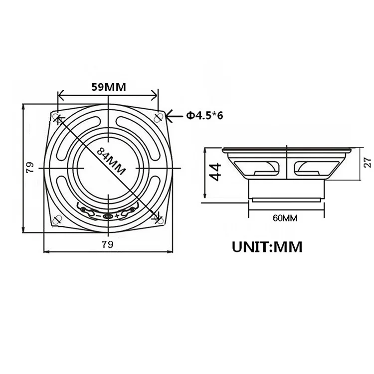 Tenghong 1 шт. 3 дюймов портативная аудио Колонка 4Ohm 8Ohm 15 Вт стекловолокно влажной HIFI Bluetooth полный спектр динамик для компьютера рабочего стола