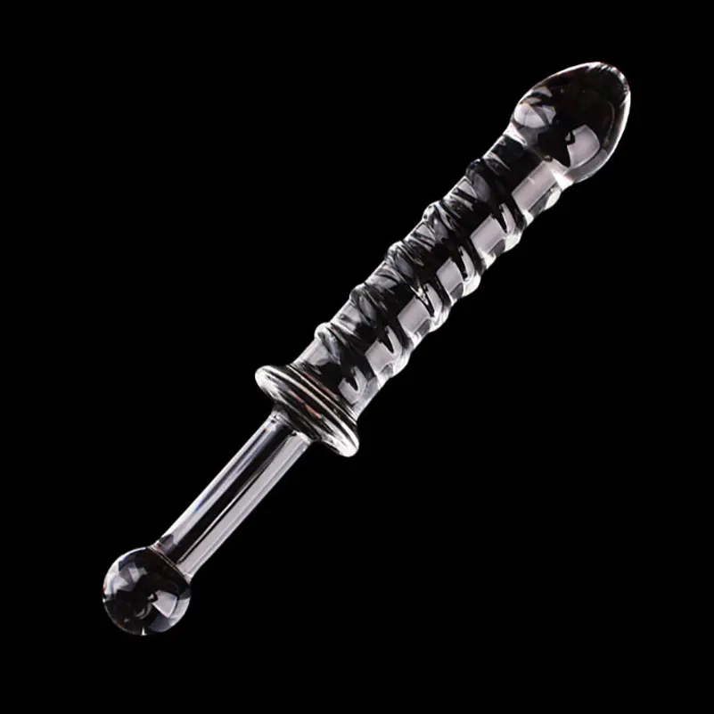 hh0151 Realistic Sensual Glass Anal Dildo (3)