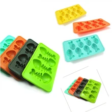 1 шт. мультик Ice Cube Mold делает очки лед плесень Новизна подарки для льда лето питьевой инструментов