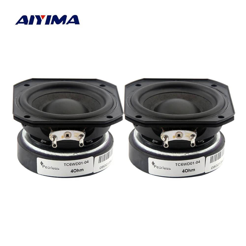 Aiyima 2PC 2Inch Full Frequency Speaker 55MM 4ohm Audio Speaker Treble Midrange Bass Loudspeaker 10-20W Aiyima 2PC 2Inch Full Frequency Speaker 55MM 4ohm Audio Speaker Treble Midrange Bass Loudspeaker 10-20W