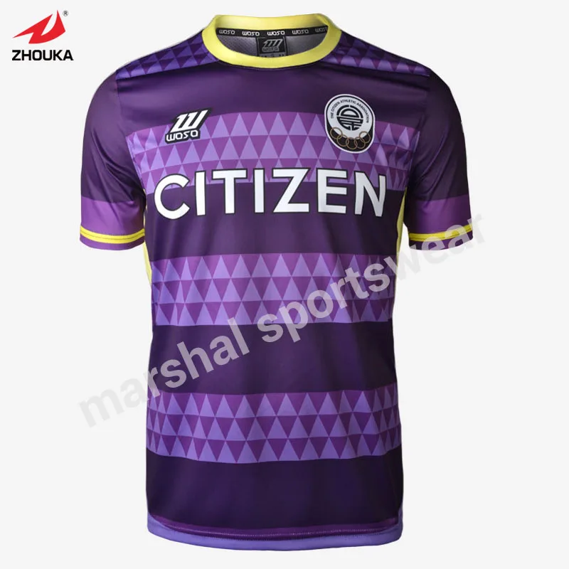 

Full sublimation custom soccer jersey print any pattern personalized team football uniforms authentic jerseys plain brand tshirt
