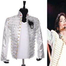 Редкие панк Рок торжественное платье Классический английский стиль MJ Майкл костюм Джексон история куртка ручной работы для поклонников Best подарок