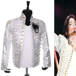 Редкие панк Рок торжественное платье Классический английский стиль MJ Майкл костюм Джексон история куртка ручной работы для поклонников Best