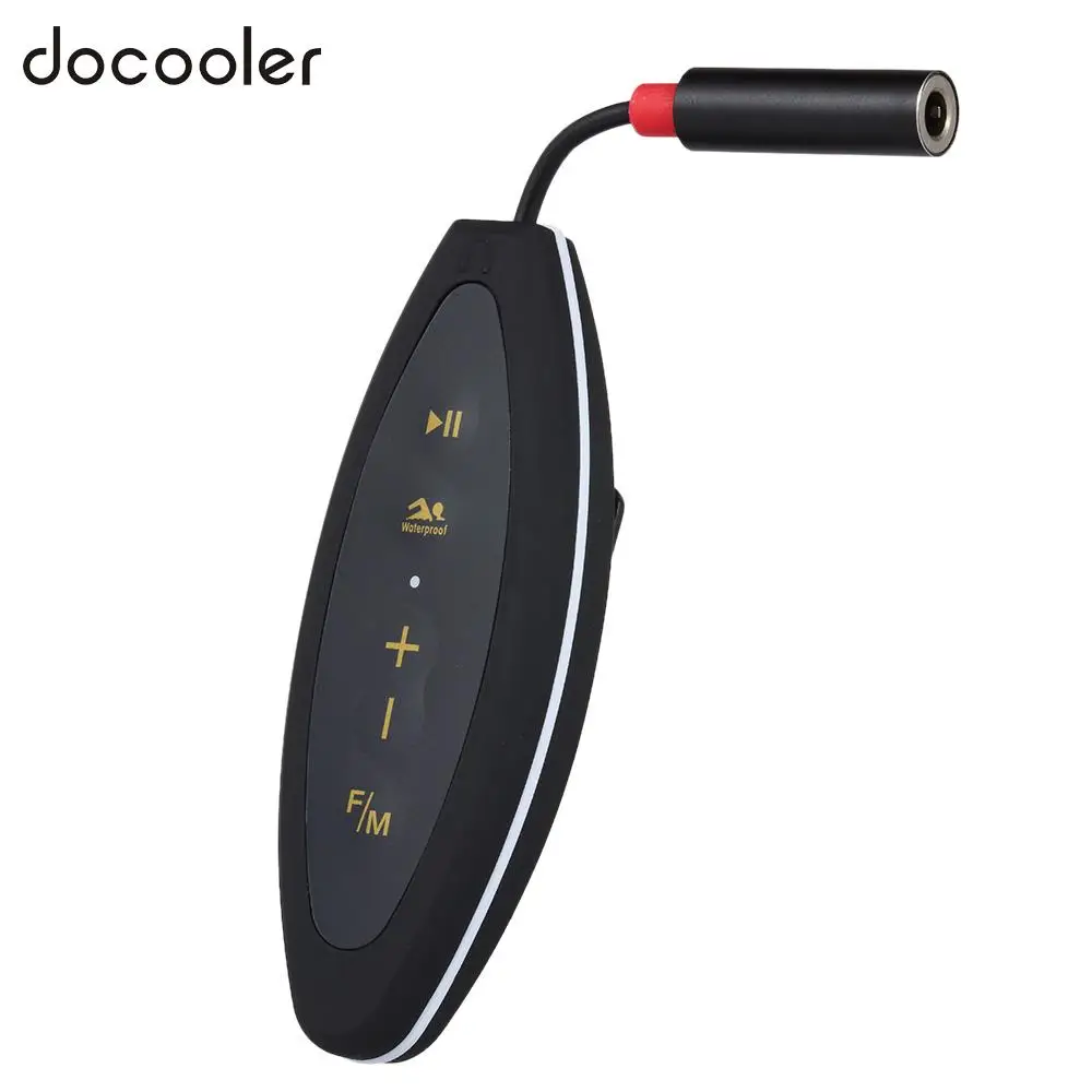 Музыкальный плеер Docooler CJX601 4 Гб MP3 IPX8 водонепроницаемый с наушниками fm радио