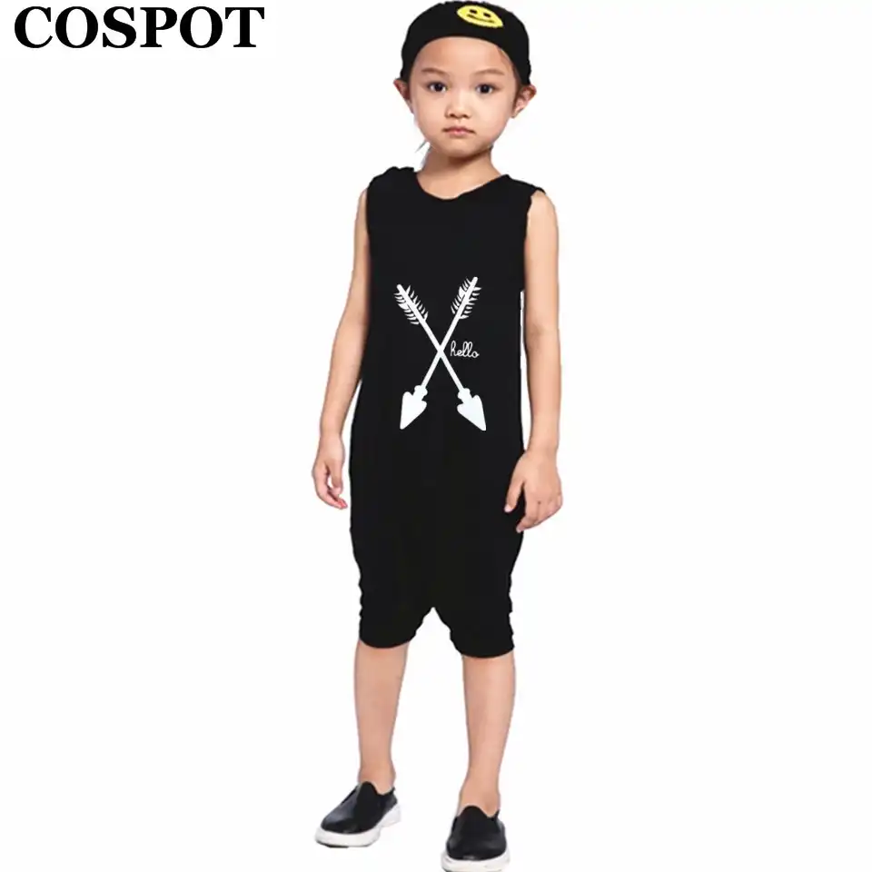 boys black jumpsuit