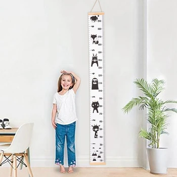 

Wall Sticker Height Ruler Scale Chart Measure Kids Room Painting Growth Gift