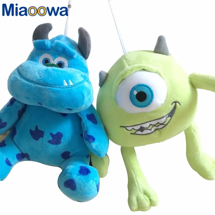 2pcs/set 20cm Funny Inc Mike Wazowski+James P. Sullivan Plush Toy for Kids Gift 2pcs/set 20cm Funny Inc Mike Wazowski+James P. Sullivan Plush Toy for Kids Gift