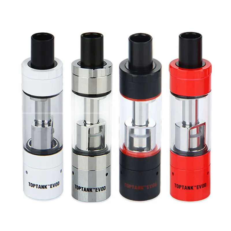 100% оригинал kanger TopTank evod сигареты 1.7 мл Ёмкость бака Нержавеющая сталь и Pyrex Стекло e-сигареты распылитель