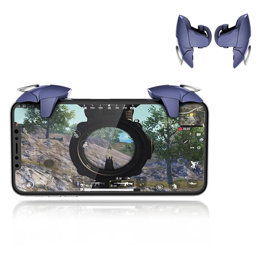 

Phone Gamepad Joystick For PUBG Mobile Gaming Trigger Fire Button Aim Key Shooter PUBG Controller For iPhone Android