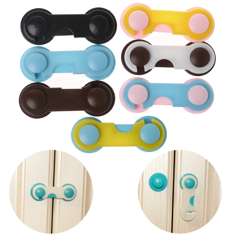 4Pcs Doors Drawers Wardrobe Toddler Baby Children Protection Safety Plastic Lock