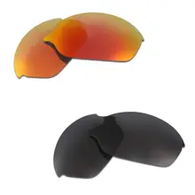 HKUCO для Ромен Солнцезащитные очки Мужские замены линзы красный/черный 2 пары