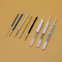 100 шт Смешанный Размер 1RL, 2RL, 3RL, 5RL, 3F, 4F, 6F Иглы для татуировки перманентные иглы для макияжа для MERLIN татуировка машина бровь для губ