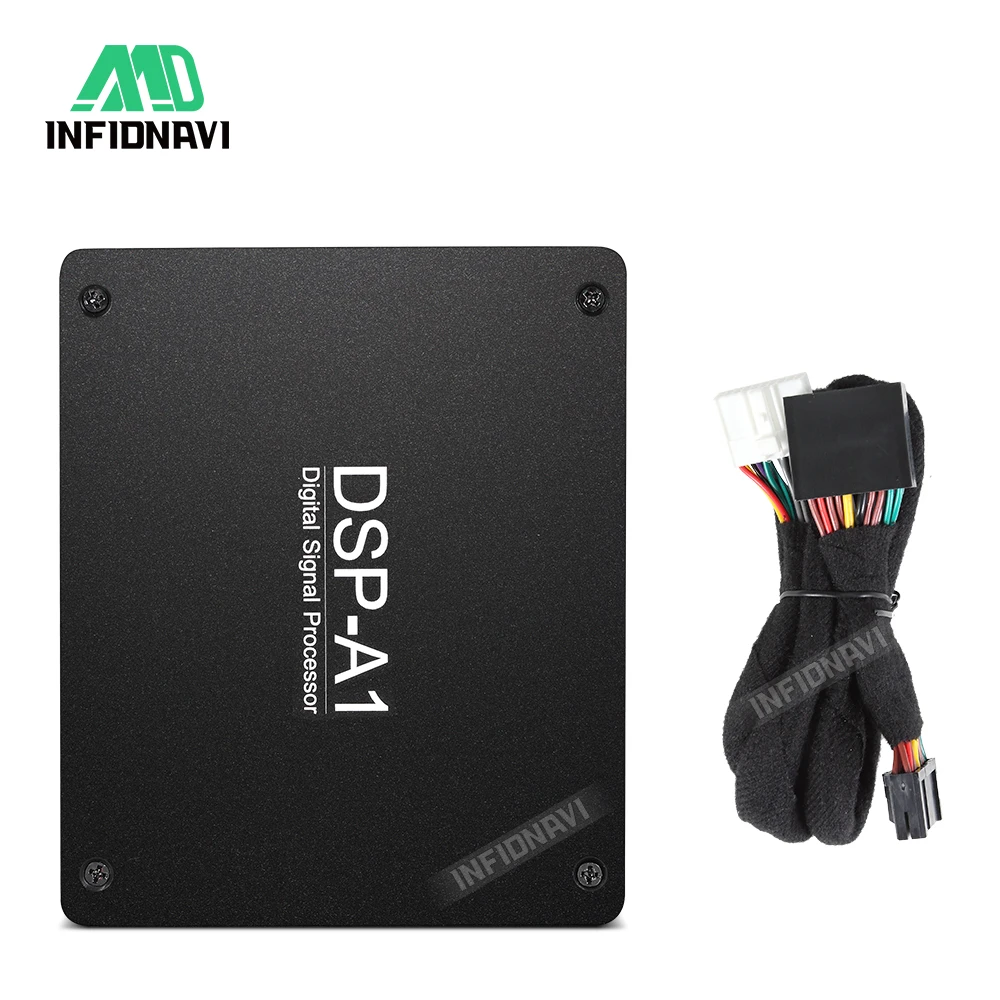Best Infidnavi Car Audio Amplifier DSP Sound 12V Auto Power Amplifier USB MP3 DVD CD FM Radio SD Stereo 4