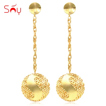 

Sunny Jewelry Fashion Jewelry 2020 Long Drop Dangle Women's Earrings Exquisite Jewelry Round Moon For Wedding Party Daily Wear