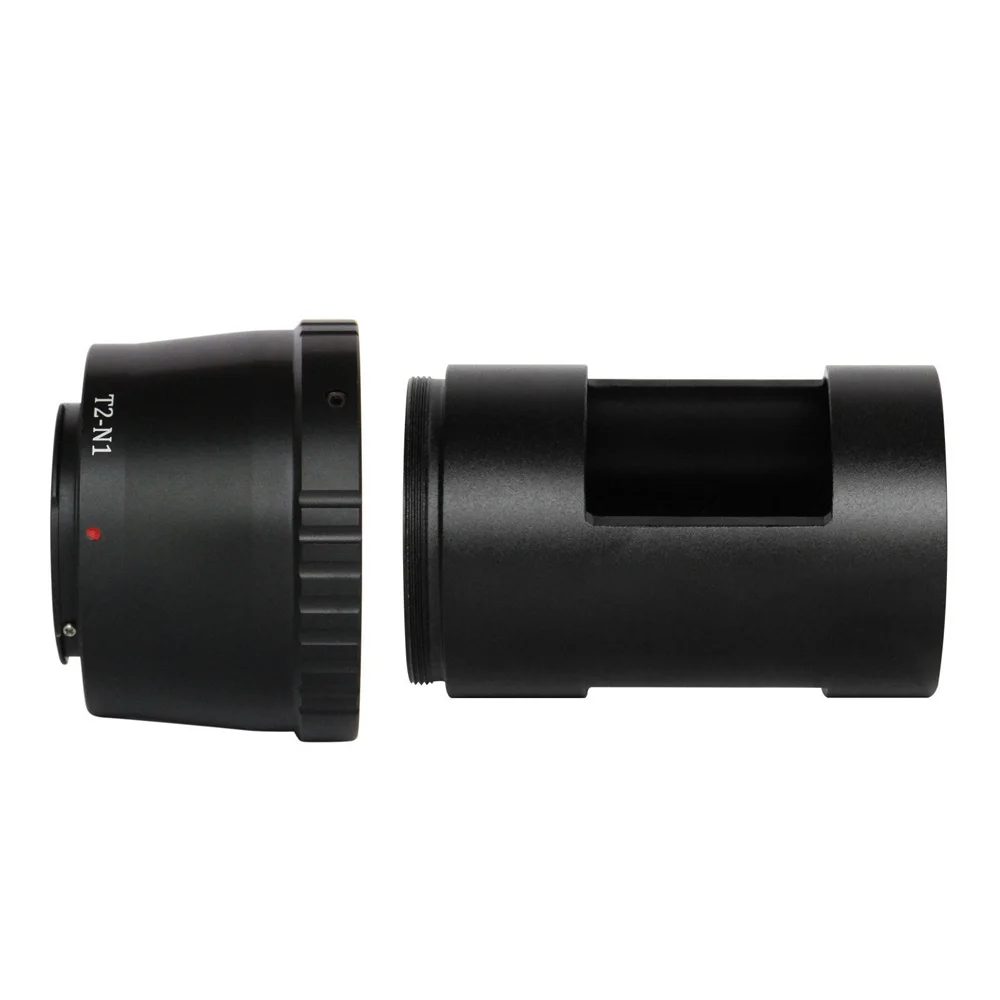 T Ring for Nikon 1 Series V1 J1 Mirrorless Camera + 1.65in 42mm Telescope Mount Tube  Spotting Scope Camera Adapt
