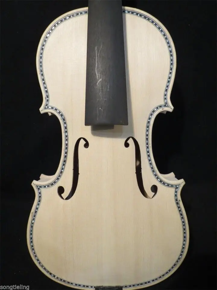 

1pcs Guarneri Style Unfinished 5strings SONG Maestro inlay violin4/4 #9096