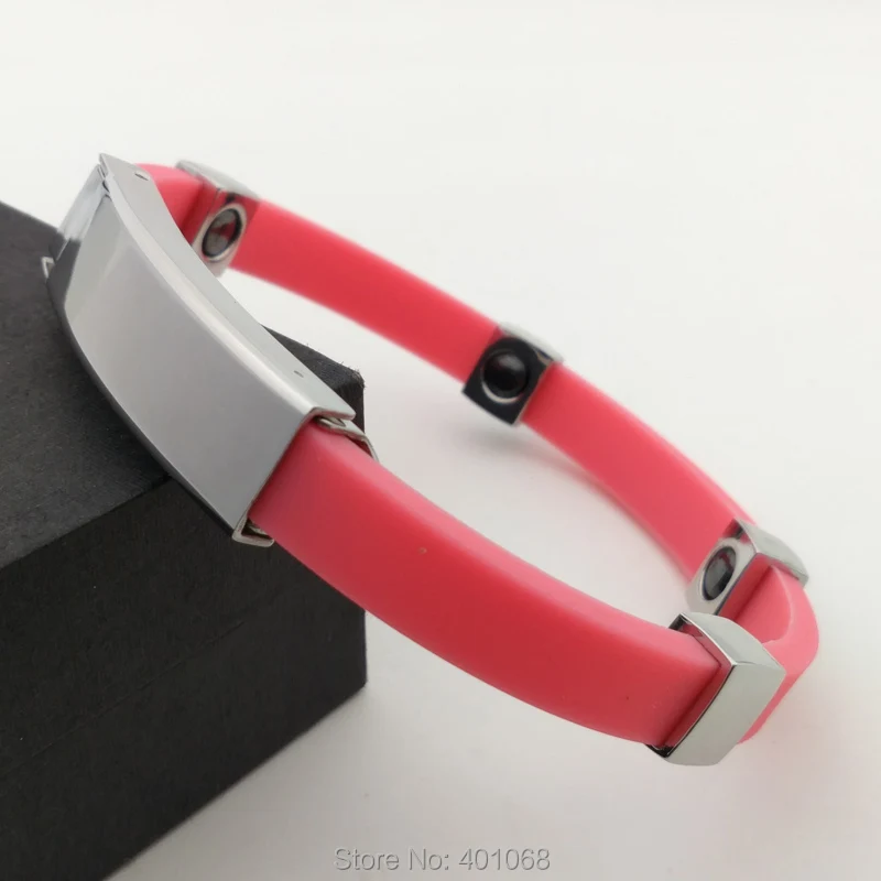 2018 new negative ion energy bracelet stainless steel beads bracelet