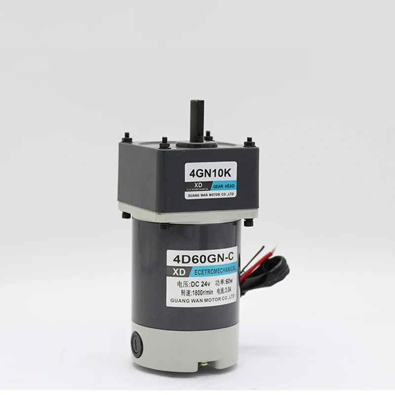 New 12V/24V DC Gear Motor 60W Miniature High Torque Motor Slow Speed Small Motor Easy Gear Motor New 12V/24V DC Gear Motor 60W Miniature High Torque Motor Slow Speed Small Motor Easy Gear Motor