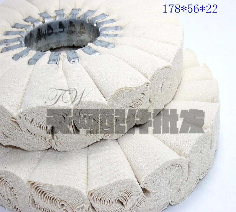 

Woodworking machinery fittings sealing machine buffing wheel mechanical polishing wheel 178*56*20 full wave type cloth
