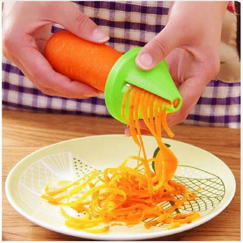 

Kitchen Funnel Model Spiral Slicer Vegetable Shred Carrot Radish Cutter B227