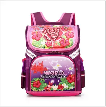 

2019 Orthopedic Schoolbag Girl Backpacks For School Cartoon Butterfly Kids Satchel Children School Bags Knapsack Mochila Escolar