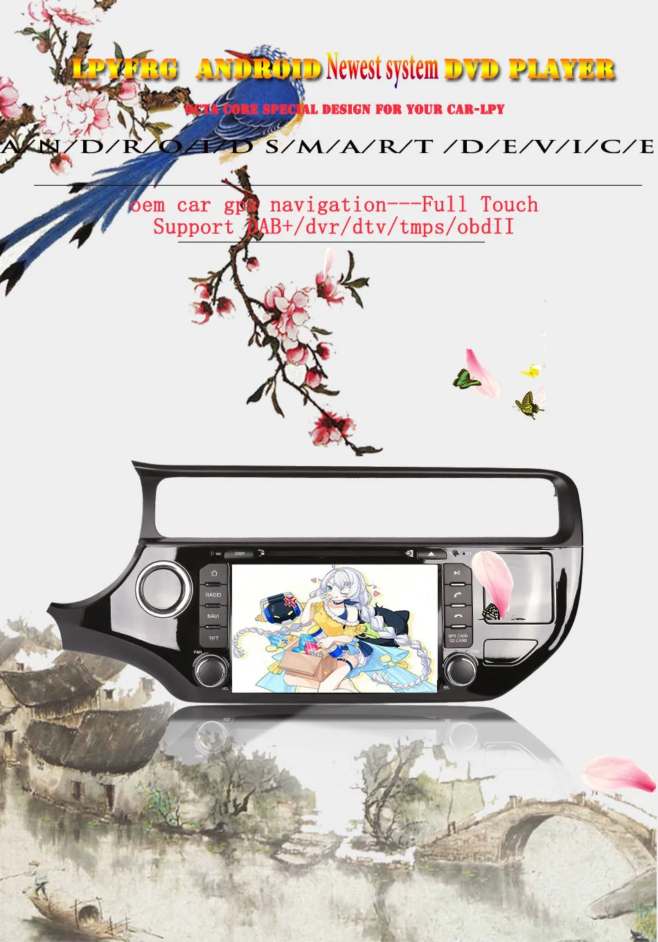 Flash Deal Android 9.0 Car CD DVD Player GPS Navigation For KIA RIO K3 2015 2016 2017 18 Satnavi Autostereo Radio Head Unit Car Multimedia 2