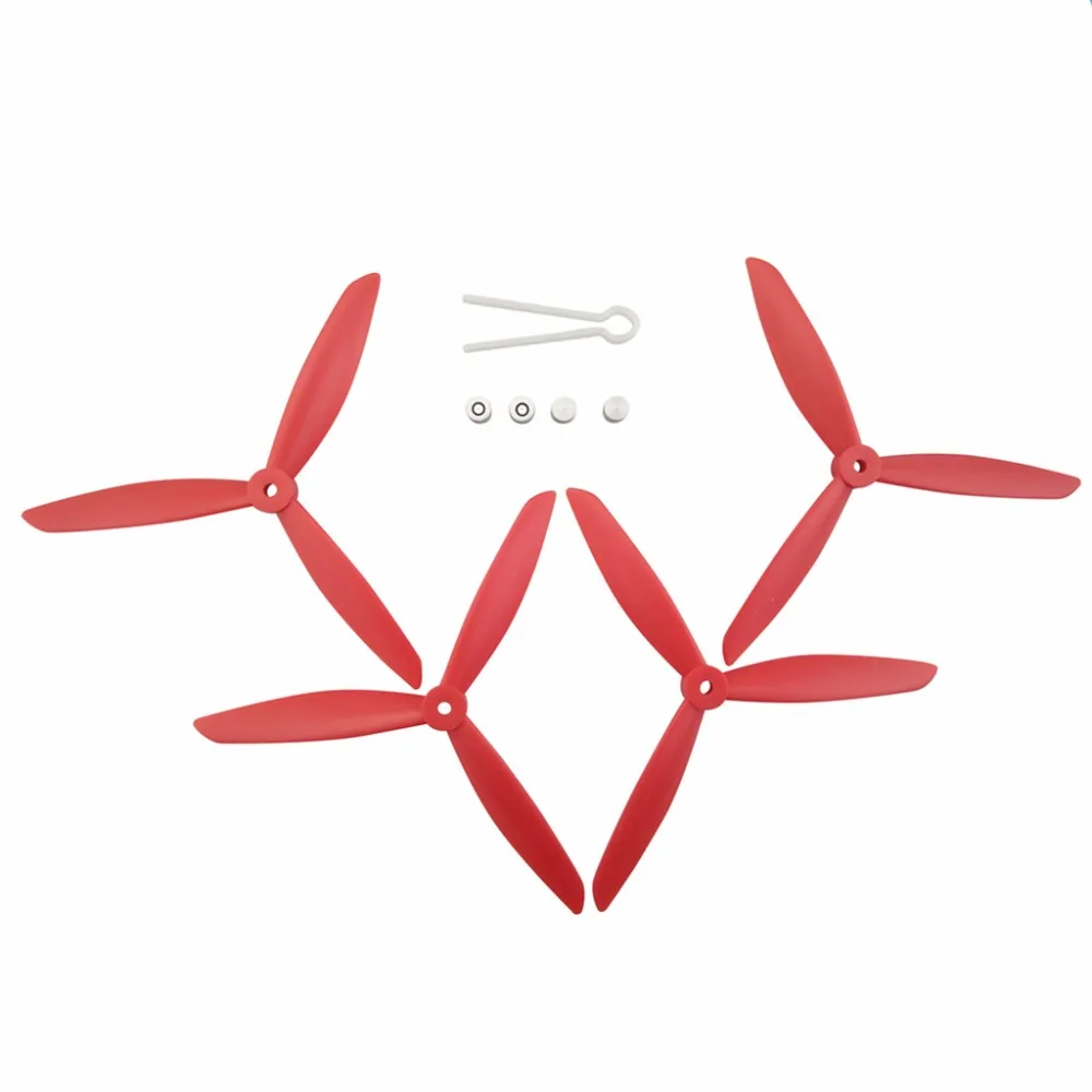 MJX Bugs 3 PRO B3 HS700 Quadcopter Upgrade accessories drone three-bladed red propeller | Игрушки и хобби