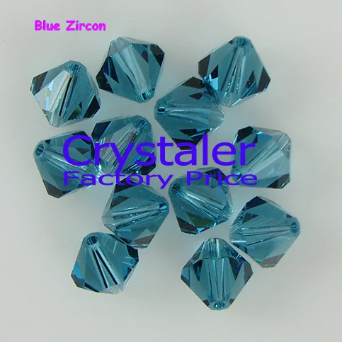 

K9 Crystal Grade AAAA 5301# 3mm 4mm 5mm 6mm 8mm Blue color Crystal Bicone Beads
