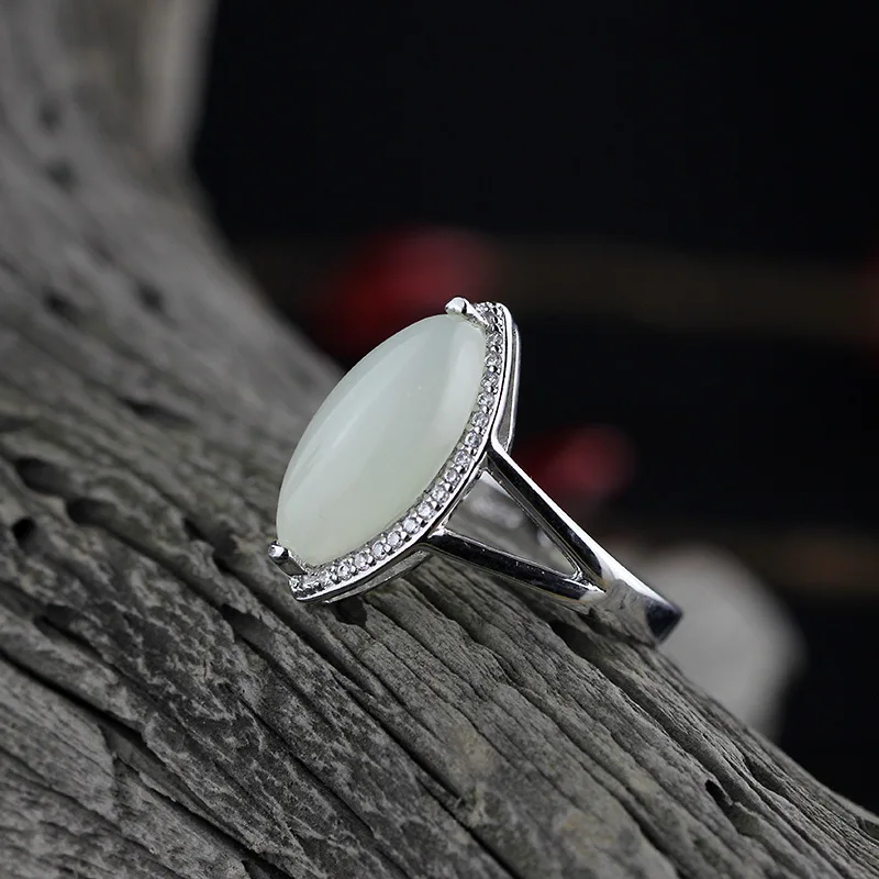 

Sterling Silver Natural Ring in